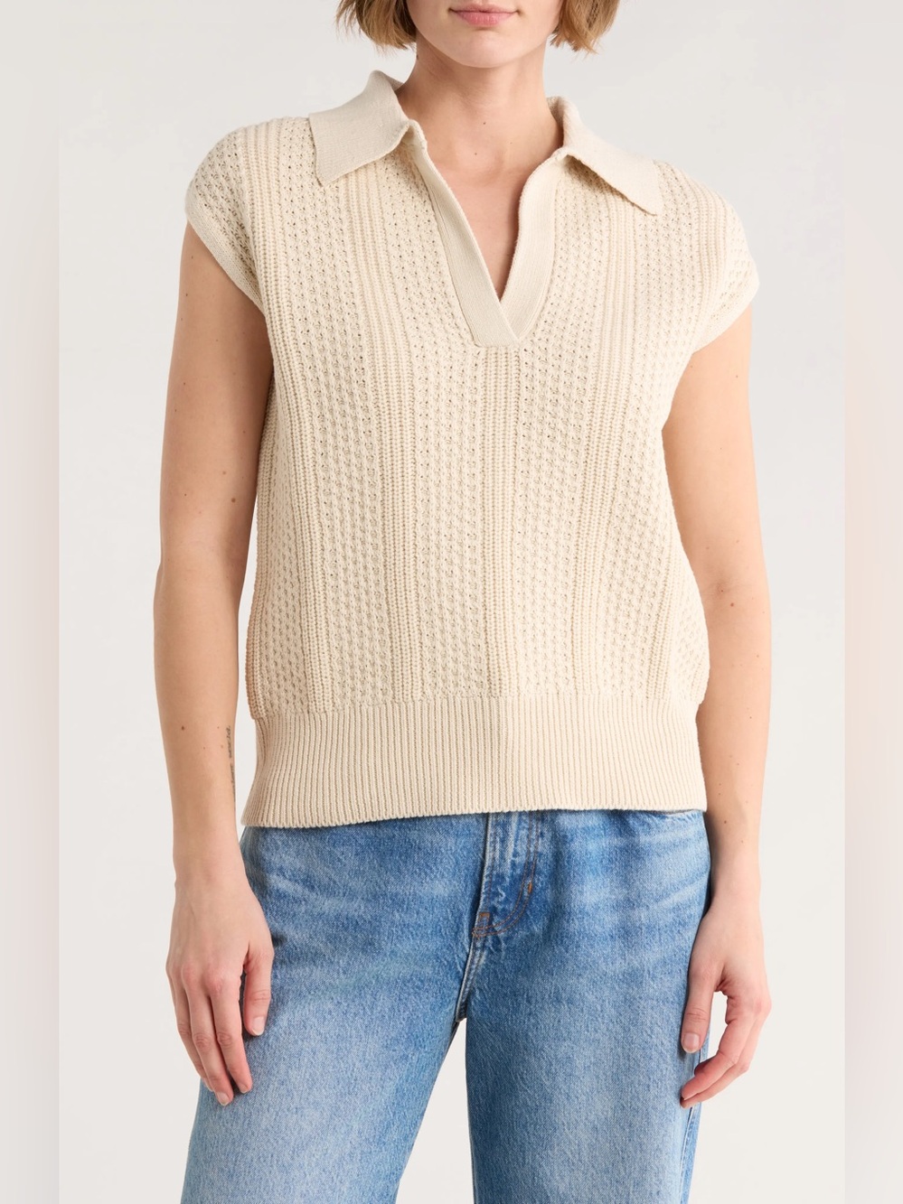 😎 Elie.  Elie Tahari knit polo sweater
